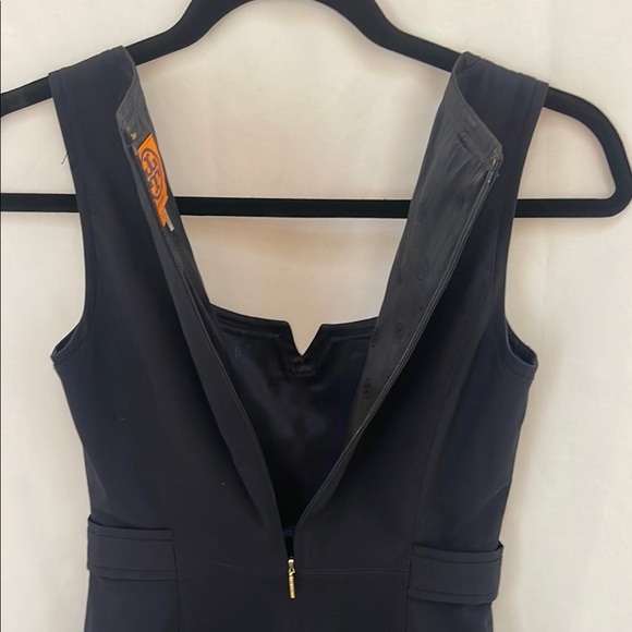 Tory Burch Navy Dress with Gold Accents - Picture 5 of 9